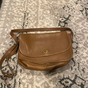 Vintage Coach Leather City Bag